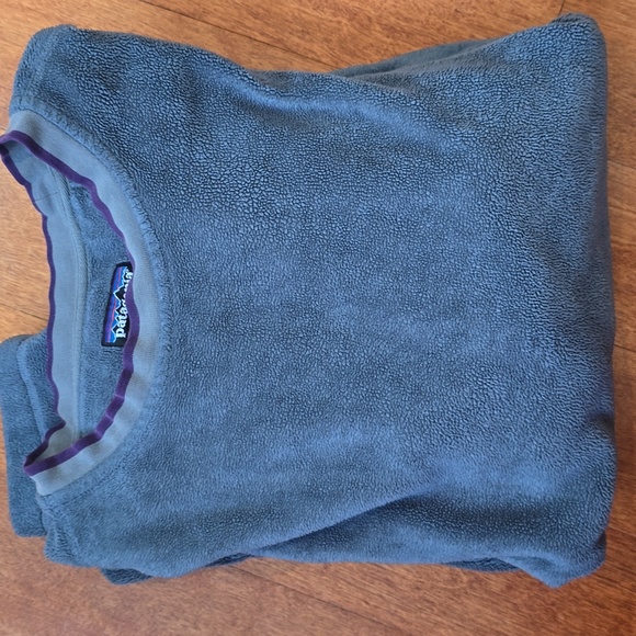 Vintage Patagonia Gray Synchilla Fleece Pullover  size Medium - Picture 7 of 8